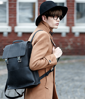 冬装新品卡其色翻领男式羊毛呢大衣中长款