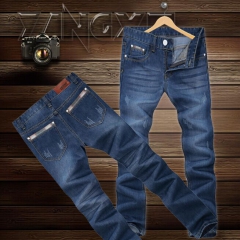 2015秋冬新款 全棉男式牛仔裤直筒型 图片色 28